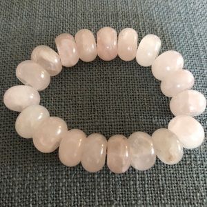 Pink quartz bracelet